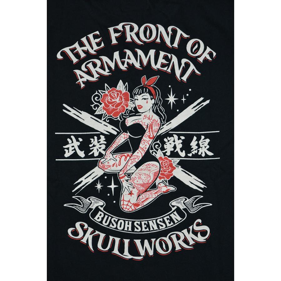 SW×武装戦線長袖Tシャツ クローズ×ワーストコレクション CROWS スカル