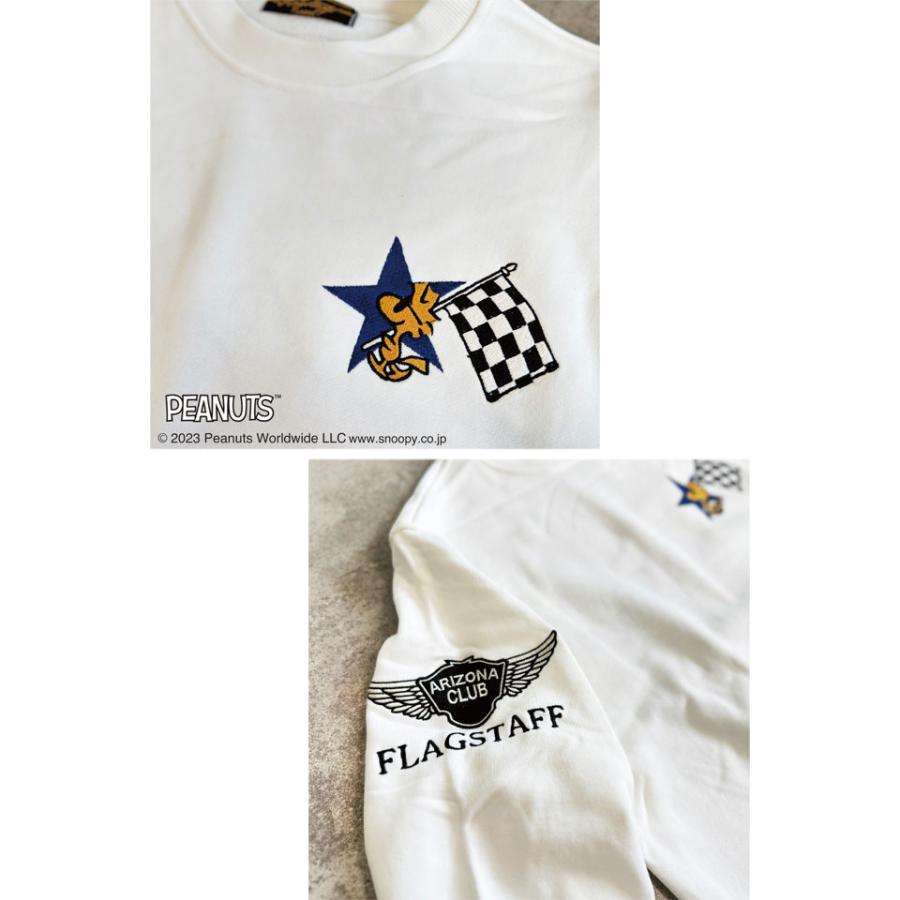 スヌーピー×フラッグスタッフ スペードスウェットトレーナー Flagstaff