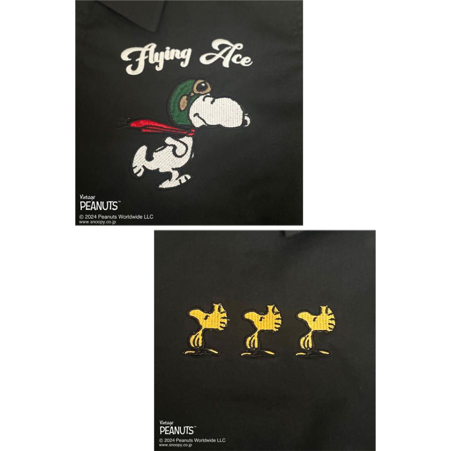 スヌーピー×フラッグスタッフ 刺繍コットンジャケット Flagstaff