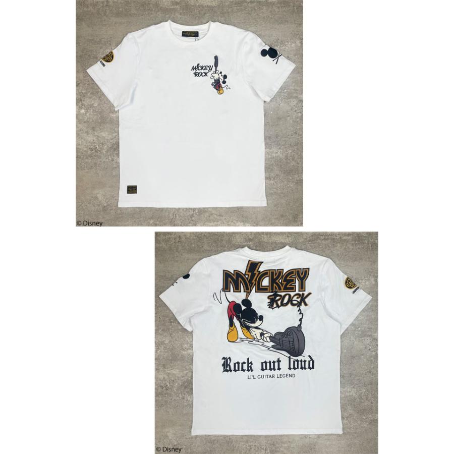 フラッグスタッフ×ミッキー ミッキーロック半袖Tシャツ Flagstaff