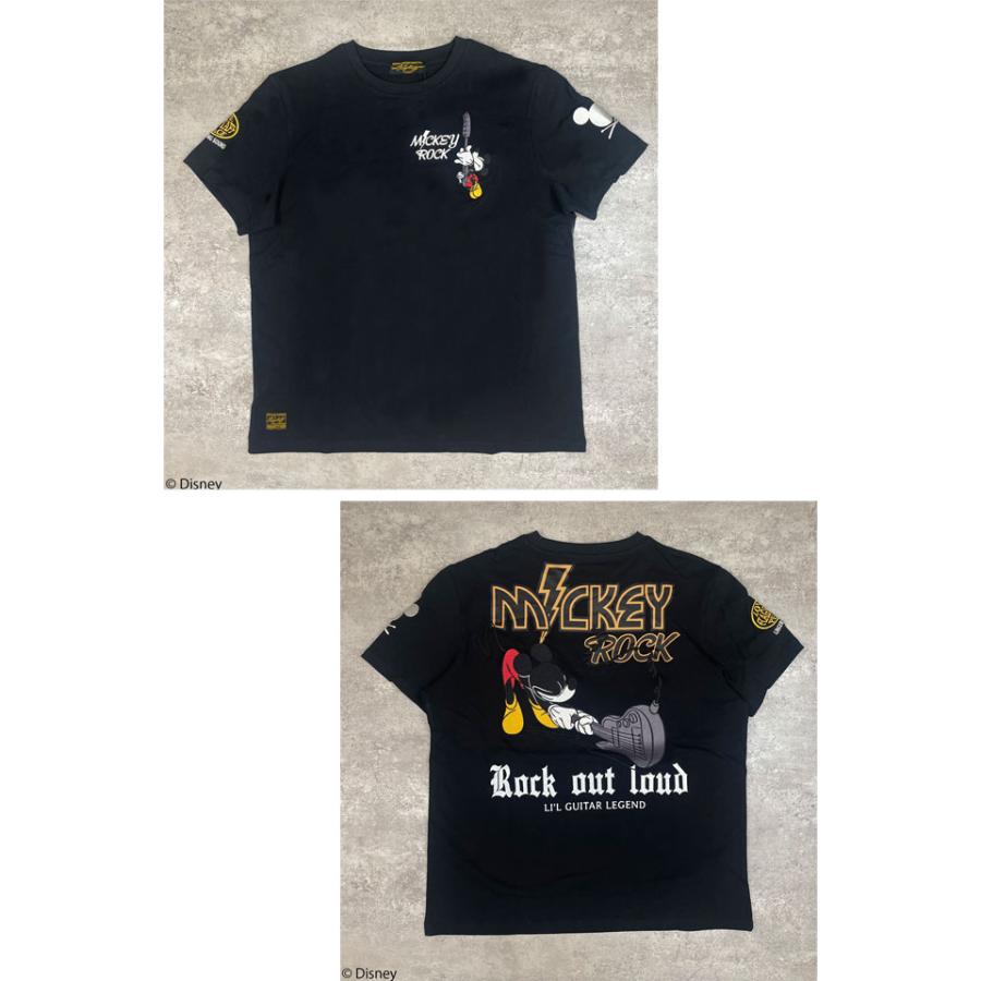 フラッグスタッフ×ミッキー ミッキーロック半袖Tシャツ Flagstaff 452510 ディズニー 刺繍 フラッグスタッフ×ミッキー ミッキーロック半袖Tシャツ Flagstaff