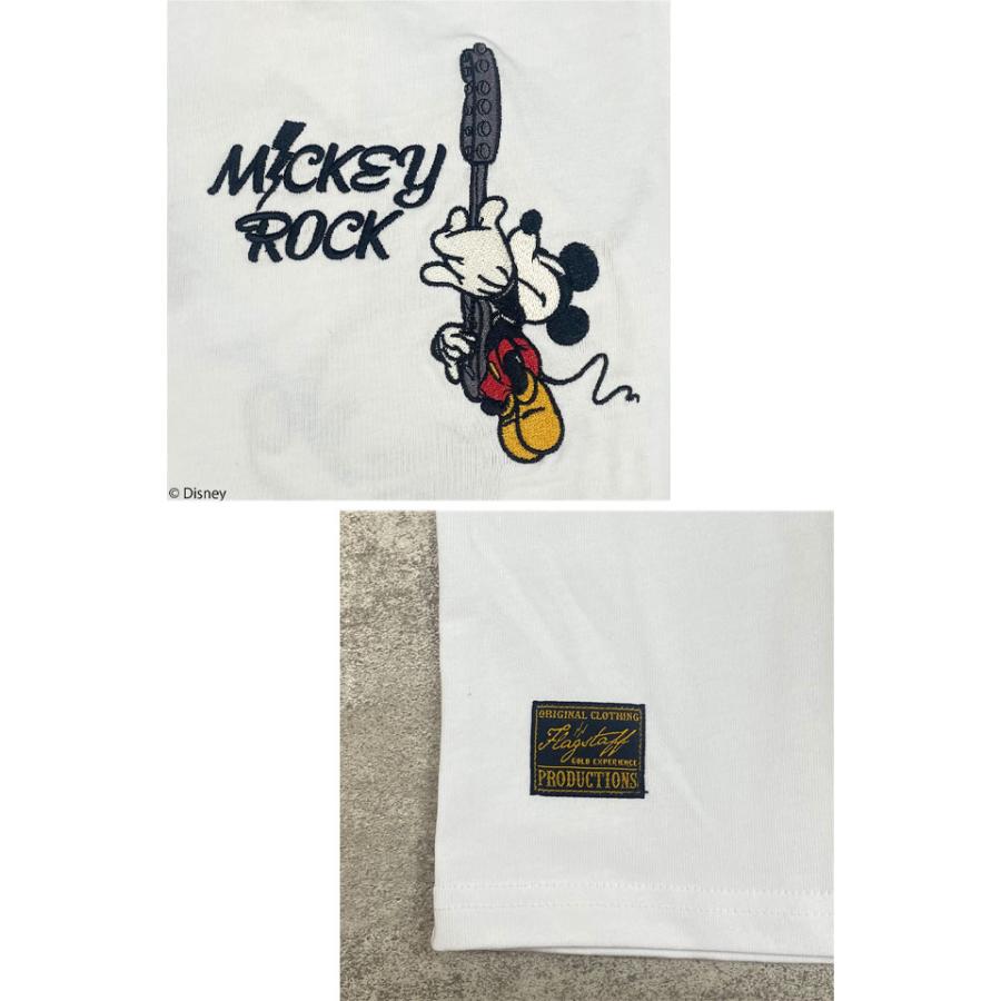 フラッグスタッフ×ミッキー ミッキーロック半袖Tシャツ Flagstaff
