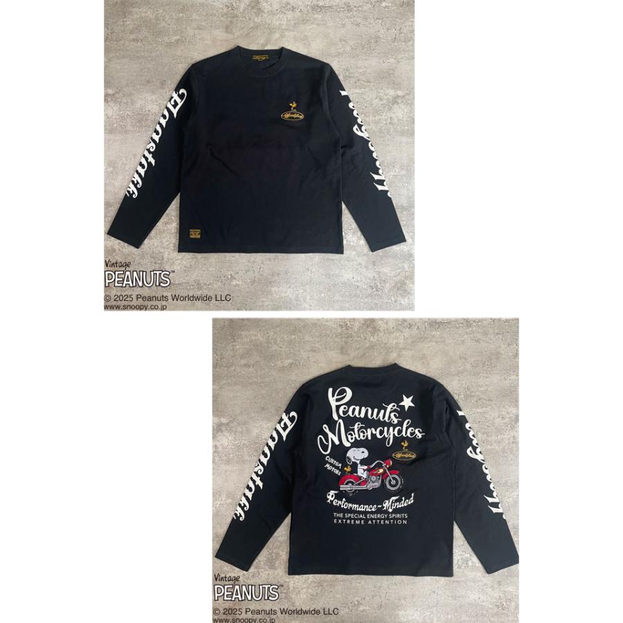 SNOOPYコラボ BIKER長袖Tシャツ Flagstaff 453001 フラッグスタッフ