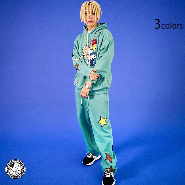 星のお犬様SET UP GALFY123013 ガルフィー 犬 セットアップ 上下 男女兼用 星のお犬様SET UP GALFY123013 ガルフィー 犬 セットアップ 上下 男女