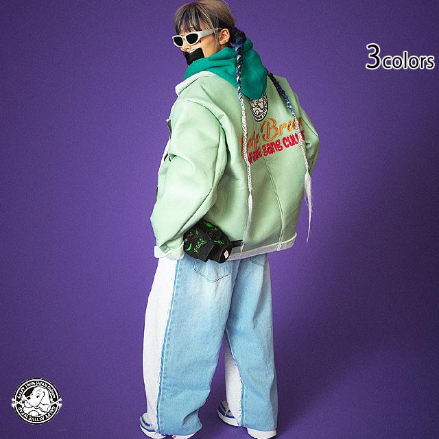 モコモコライダースジャケット GALFY 133027 ガルフィー アウター ゆったりめ オーバーサイズ ユニセックス モコモコライダースジャケット GALFY 133027 ガルフィー アウター