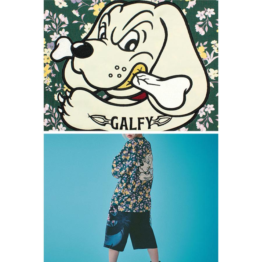 ボタニカルガルフィーTee GALFY 142066 ガルフィー 総柄