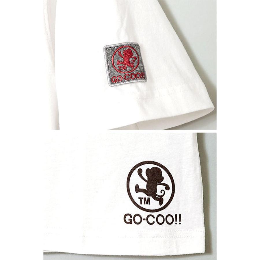 猿キャン△半袖Tシャツ 悟空本舗 LG-59903 ゴクー 和柄 和風 お猿さん