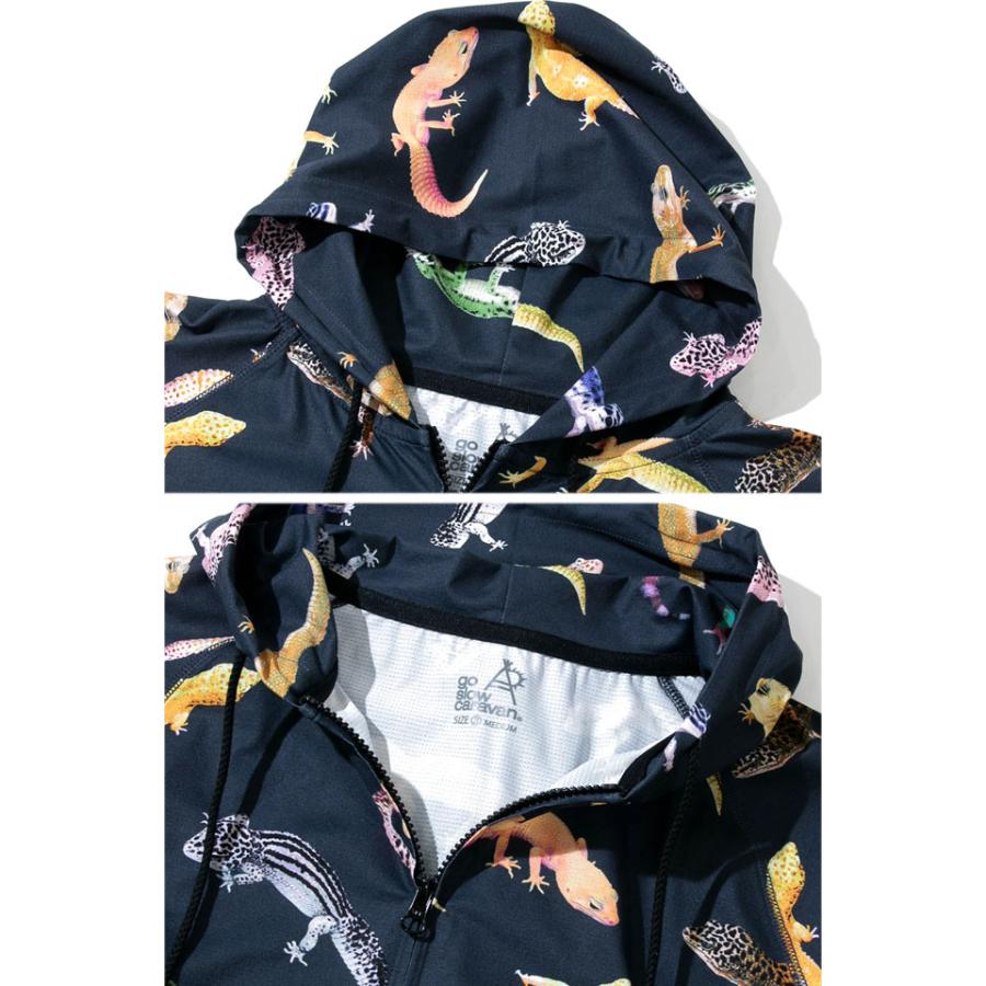 ドットテックニットZIPフーディ「レオパ図鑑」 go slow caravan