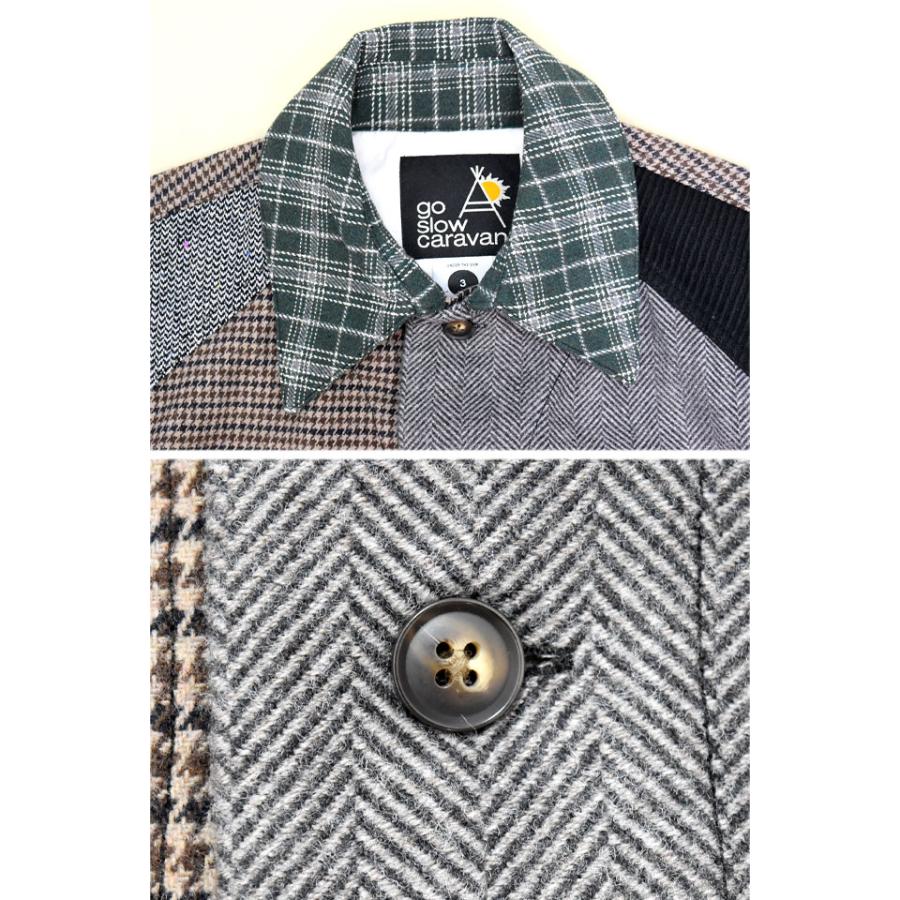 WOOL LIKE FABRIC CPOジャケット go slow caravan 350228 ゴースローキャラバン WOOL LIKE FABRIC CPOジャケット go slow caravan 350228 ゴースロー
