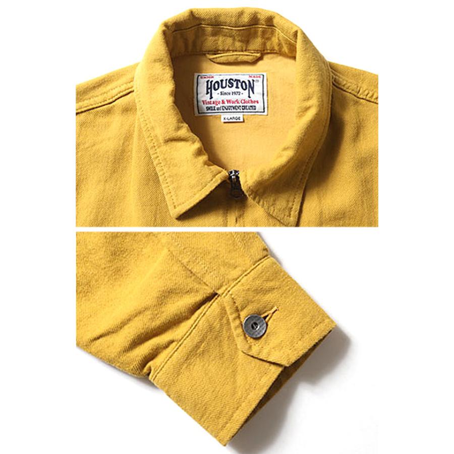 コットンリネンベトナムジャケット「MAP」 HOUSTON 51353 ヒューストン