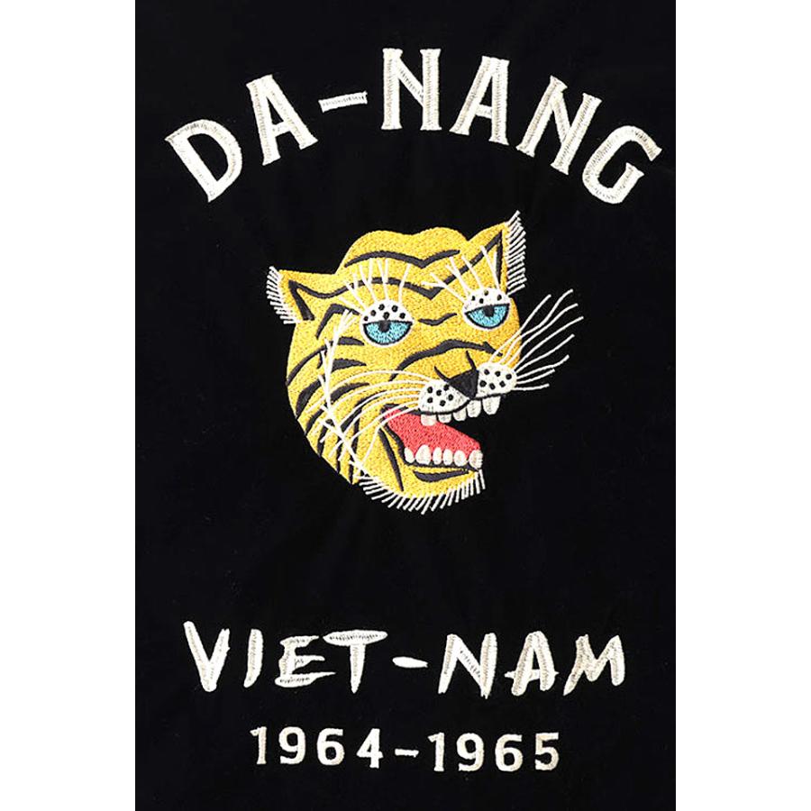 別珍ベトナムジャケット「TIGER」 HOUSTON 51381 ヒューストン ベトジャン ベロア 刺繍 虎 トラ 和柄 |  | 05