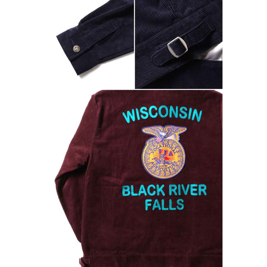 コーデュロイ刺繍ジャケット「FFA」 HOUSTON 51448 ヒューストン ファーマーズジャケット 農業学校 コーデュロイ刺繍ジャケット「FFA」 HOUSTON 51448 ヒューストン