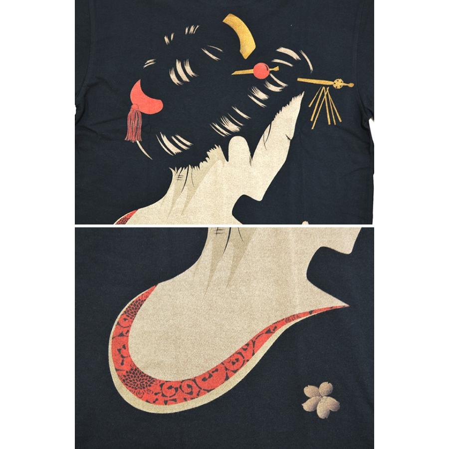 うなじ半袖tシャツ 喜人 Kj 008 和柄 和風 芸者 舞妓 きじん かんざし 簪 Kjn M サクラスタイル 通販 Yahoo ショッピング