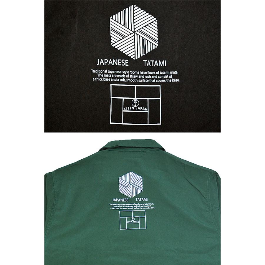 シルケット畳ブルゾン 喜人 KJ-42801 和柄 和風 ジャケット きじん 