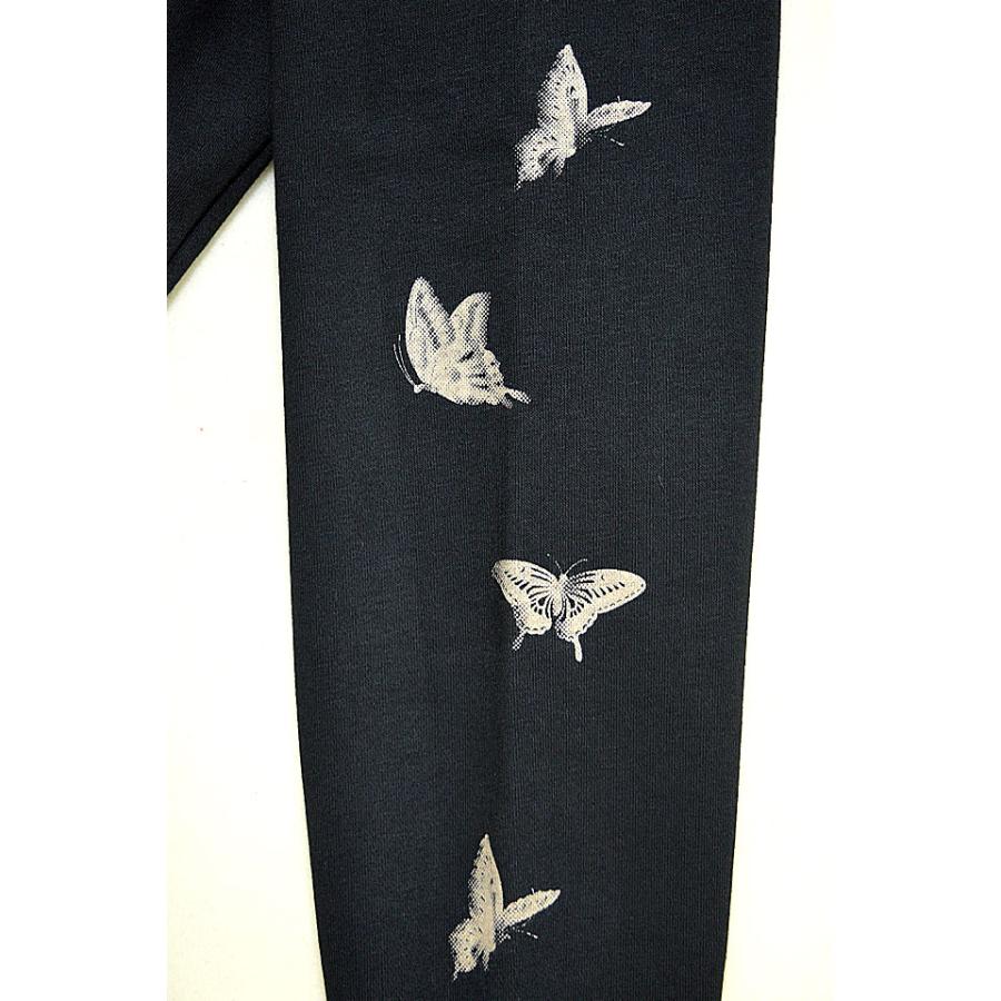 クロアゲハスウェットジップパーカー 喜人 KJ-42304 和柄 和風 揚羽蝶