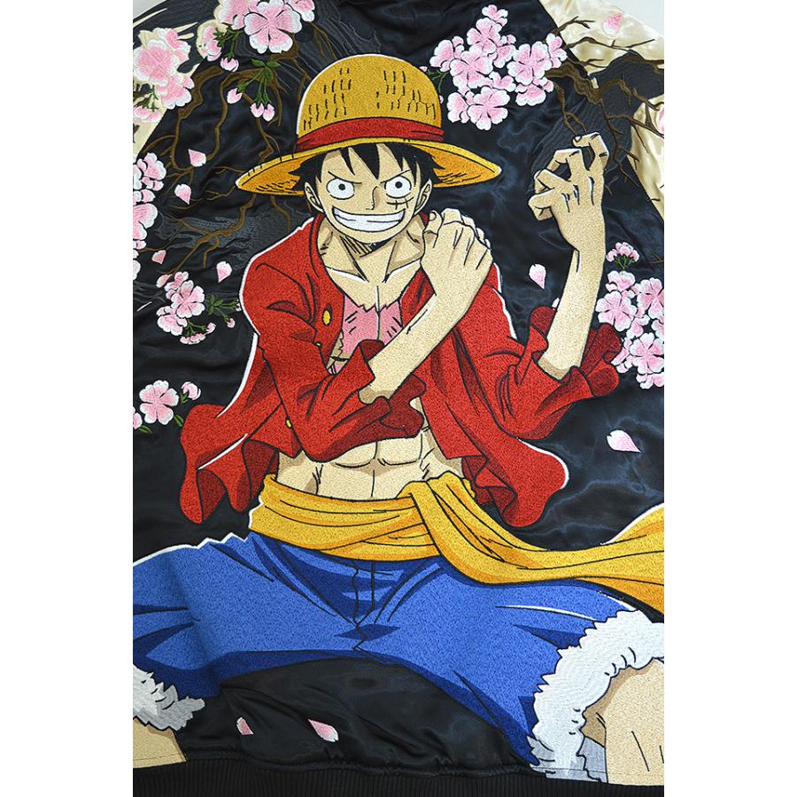 絡繰魂 One Piece ゴムゴムのスカジャン モンキー D ルフィ 絡繰魂 4097 和柄 和風 ワンピース リバーシブル Kkd M サクラスタイル 通販 Yahoo ショッピング