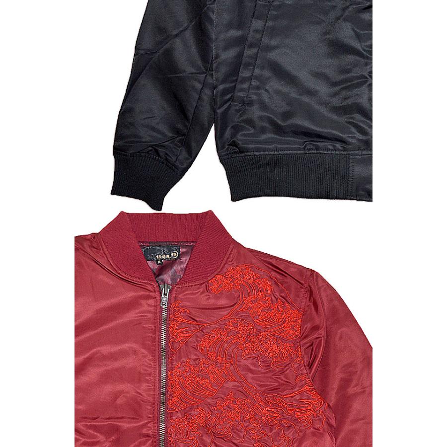 新不死鳥降臨MA-1ジャケット 絡繰魂 213027 和柄 和風 刺繍 ミリタリー