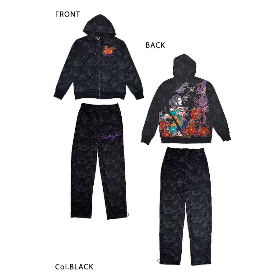 抜刀娘 穂乃花セットアップ 抜刀娘 221068 和柄 和風 刺繍 迷彩  