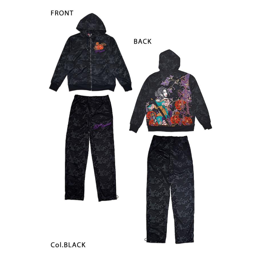 抜刀娘 穂乃花セットアップ 221068 和柄 和風 刺繍 迷彩