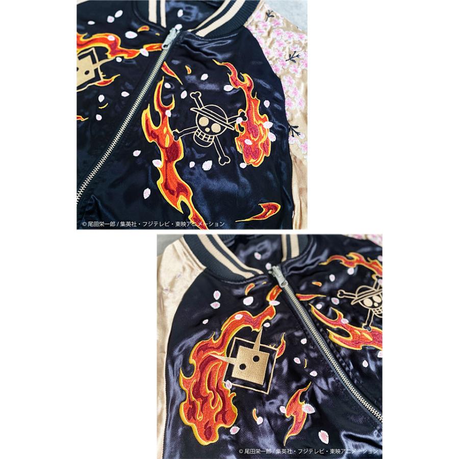 絡繰魂×ONE PIECE 約束のスカジャン「エース ルフィ ヤマト 絡繰魂×ONE PIECE 約束のスカジャン「エース ルフィ ヤマト
