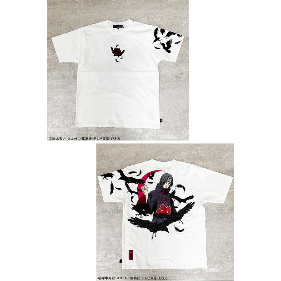 NARUTO×絡繰魂 【うちはイタチ】暁半袖Tシャツ 絡繰魂 242004 和柄