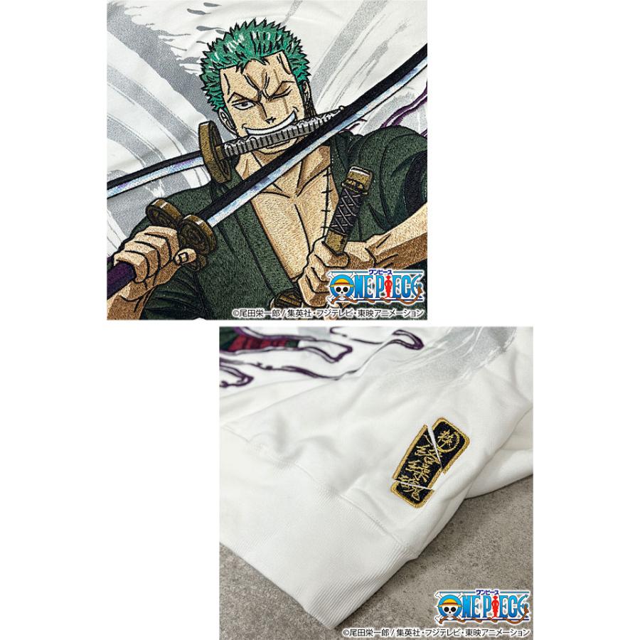 絡繰魂×ONE PIECE ゾロ海賊狩りのスウェットパーカー 絡繰魂 243026 和