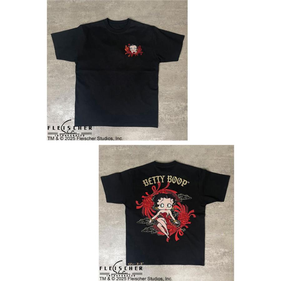 BETTY BOOP×絡繰魂 FLOWER半袖Tシャツ 絡繰魂 252081 和柄 和風