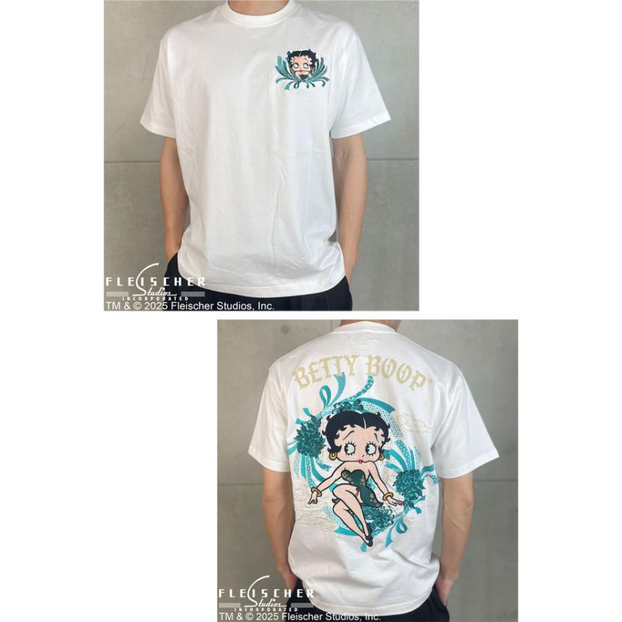 BETTY BOOP×絡繰魂 FLOWER半袖Tシャツ 絡繰魂 252081 和柄 和風