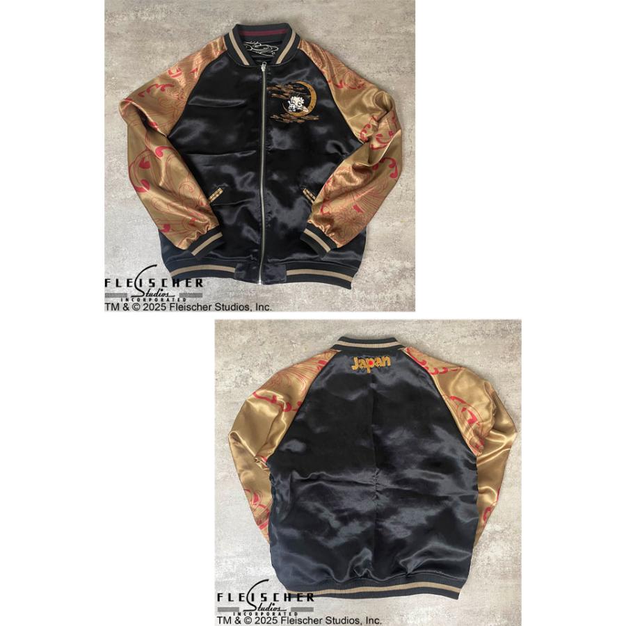 BETTY BOOP×絡繰魂 JAPAN JOURNEYリバーシブルスカジャン 絡繰魂