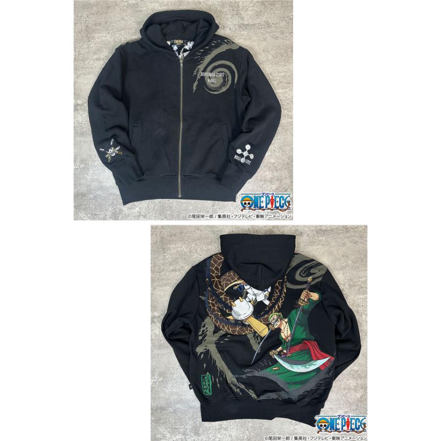 絡繰魂×ONE PIECE 決戦パーカー「ゾロVSカク」 絡繰魂 253002 和柄