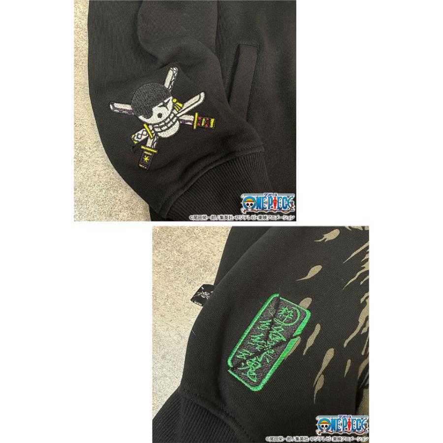 クロ太郎❤️VALENZAサックスパーカー42❤️ワンピース✨✨✨ 絡繰魂×ONE PIECE 決戦パーカー「ゾロVSカク」 絡繰魂 253002 和柄
