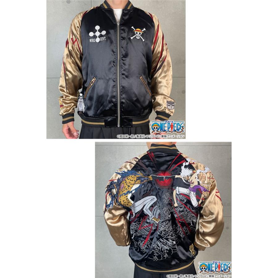 絡繰魂×ONE PIECE 決戦リバーシブルスカジャン「ルフィVSルッチ」 絡繰