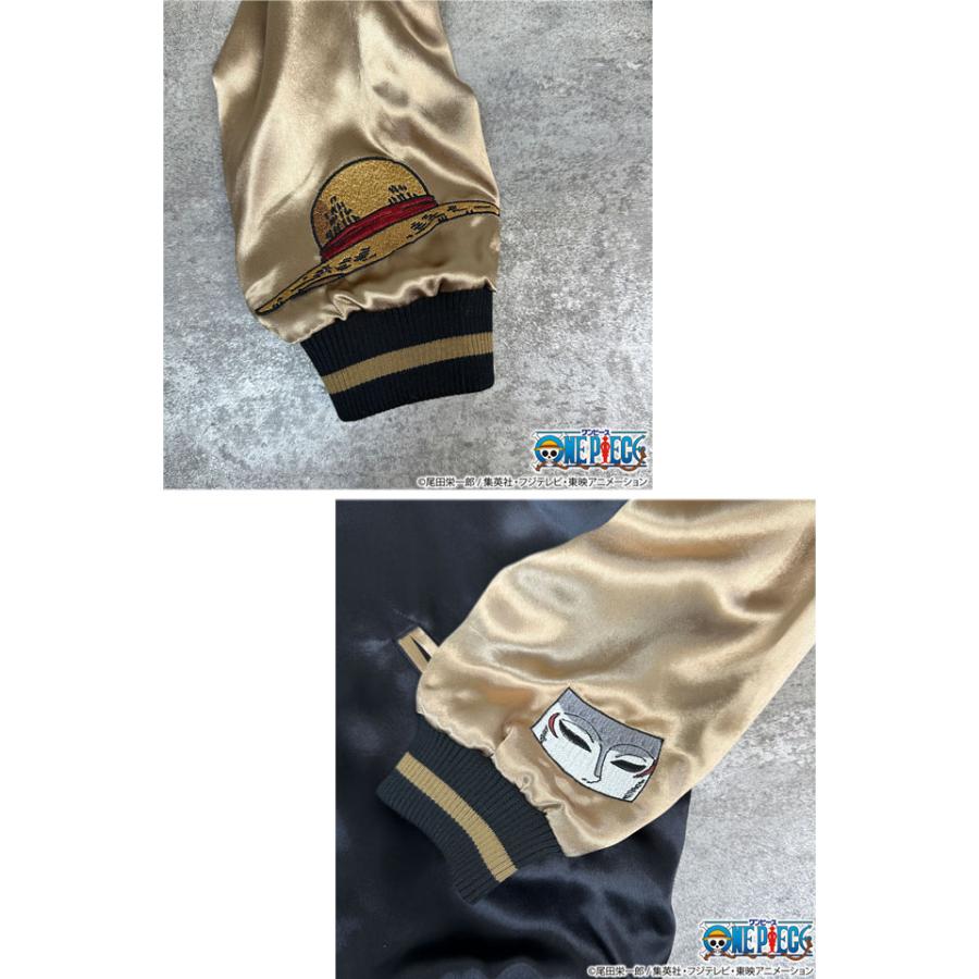 絡繰魂×ONE PIECE 決戦リバーシブルスカジャン「ルフィVSルッチ」 絡繰