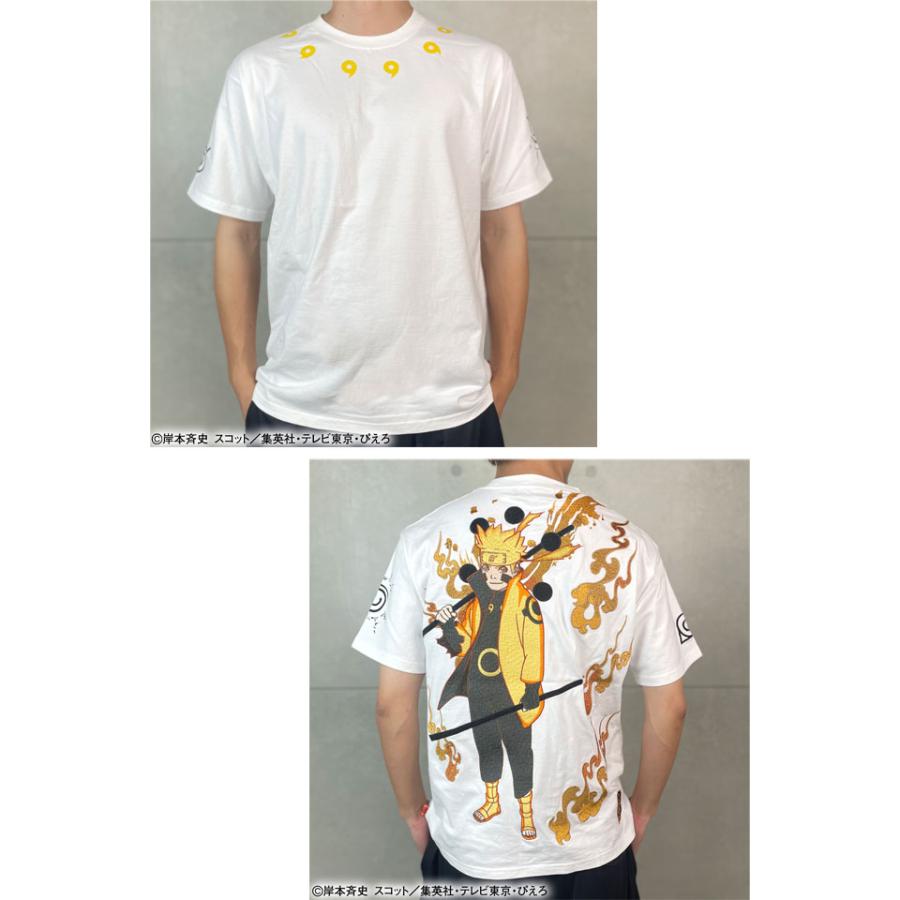NARUTO×絡繰魂 ナルト仙人モード半袖Tシャツ 絡繰魂 252014 和柄 和風