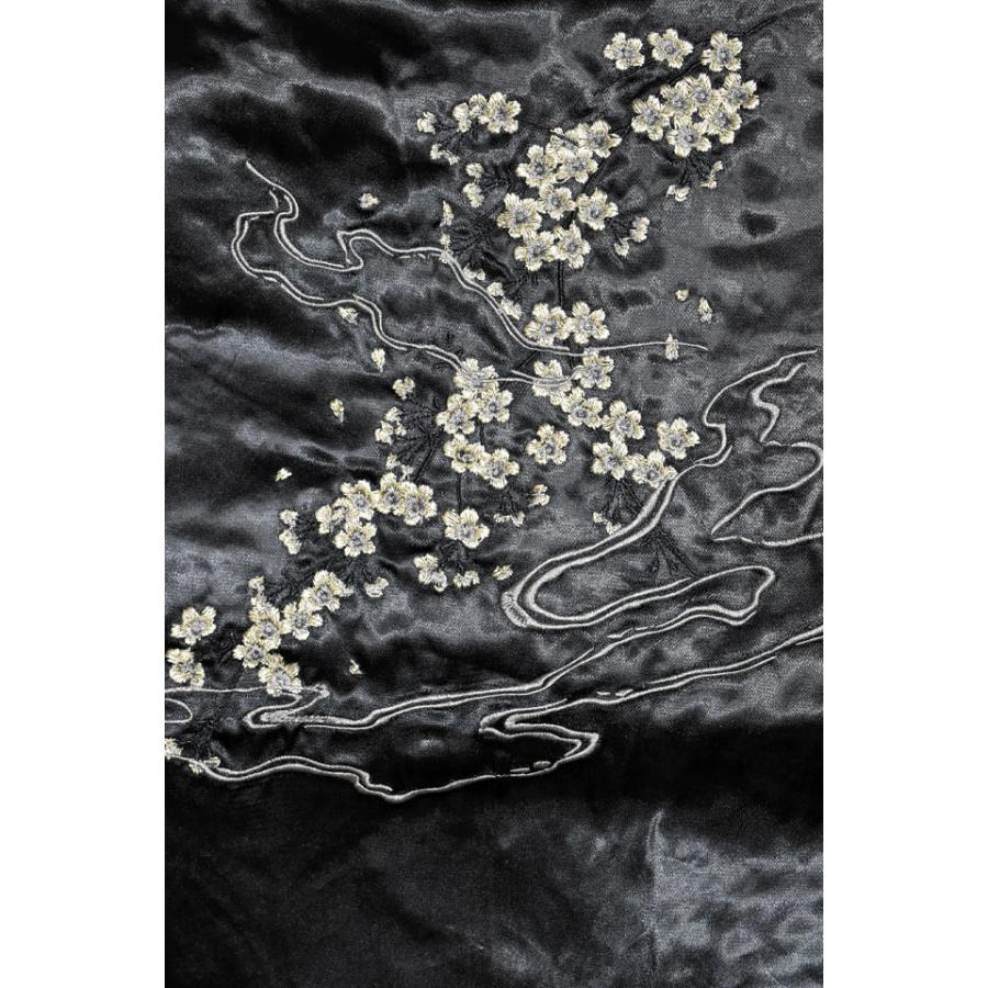 粋 鬼風神雷神リバーシブルスカジャン 絡繰魂 254803 和柄 和風 刺繍