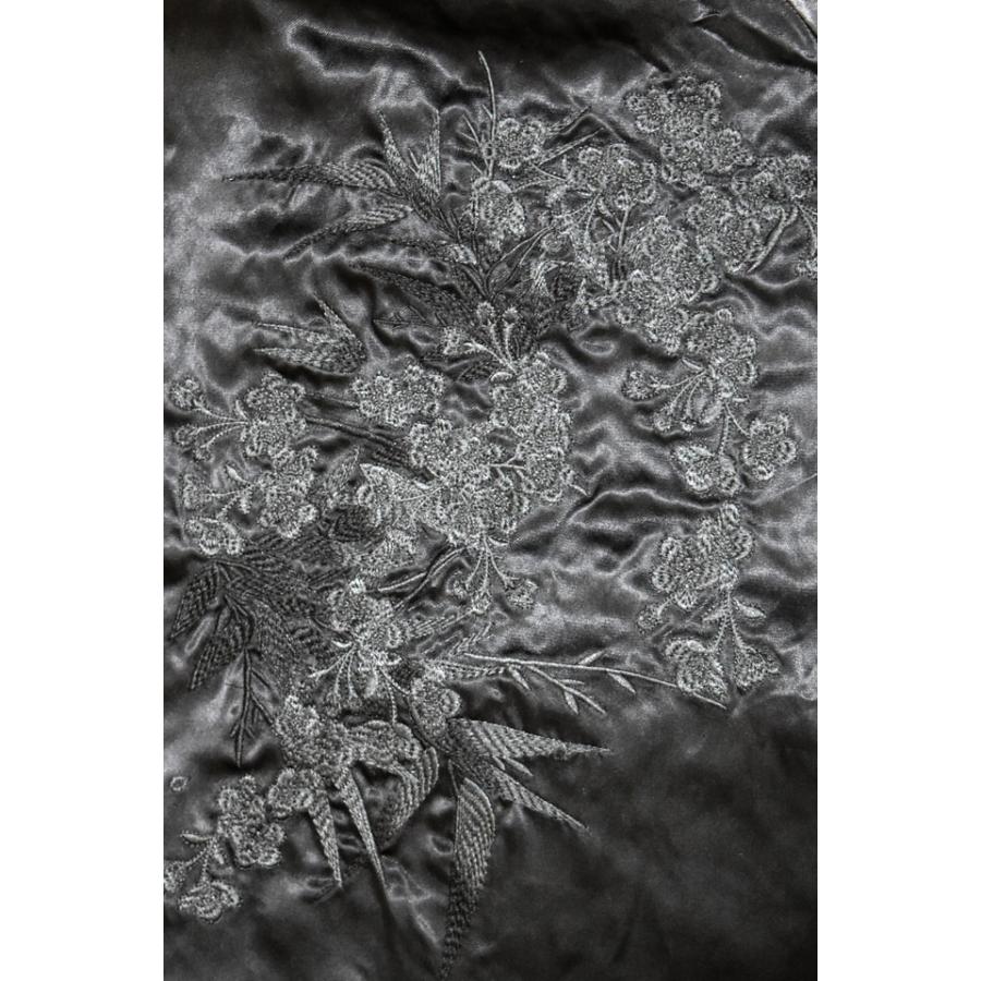 漆 漆ノ黒鬼リバーシブルスカジャン 絡繰魂 261037 和柄 和風 刺繍