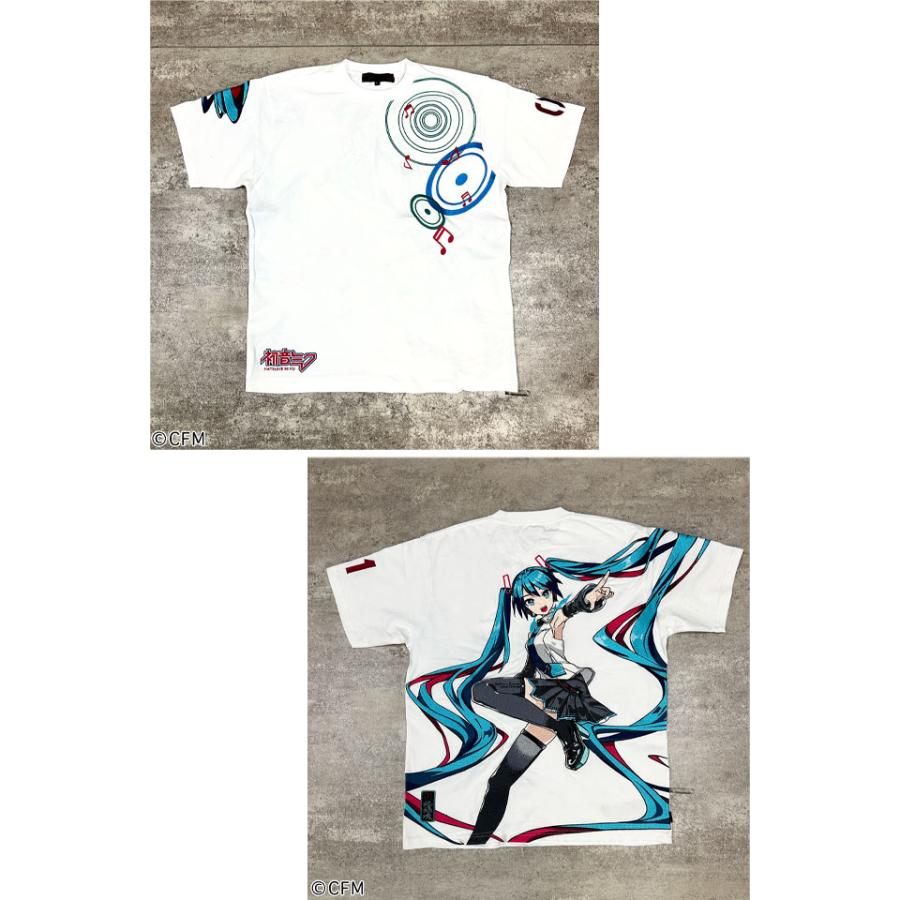絡繰魂×初音ミク 爆音半袖Tシャツ 絡繰魂 262005 和柄 和風 刺繍 