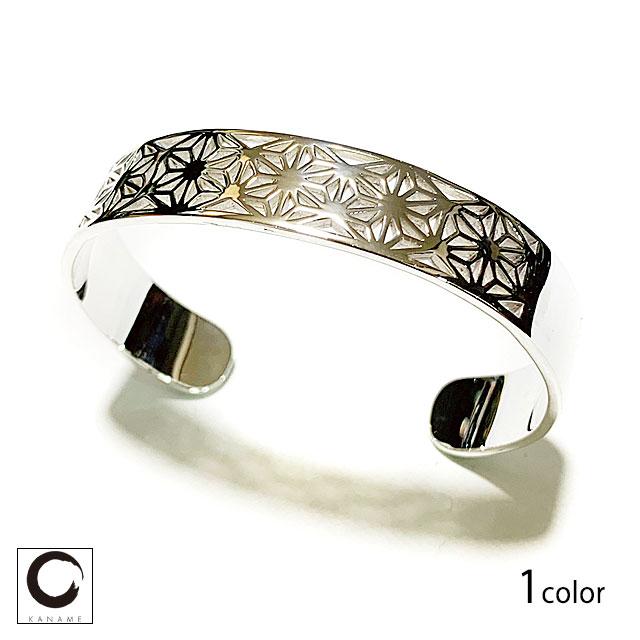 フラワーモチーフ　シルバーバングル　クロム風 フラワーモチーフ シルバーバングル クロム風 CHROME HEARTS