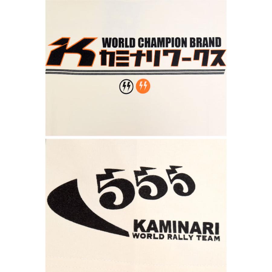 半袖Tシャツ「親父」 カミナリ KMT-270 雷 エフ商会 昭和 レトロ 旧車