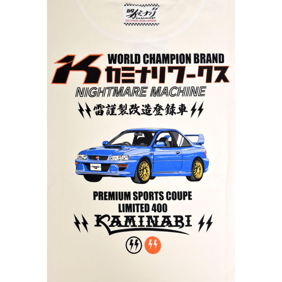 半袖Tシャツ「親父」 カミナリ KMT-270 雷 エフ商会 昭和 レトロ 旧車