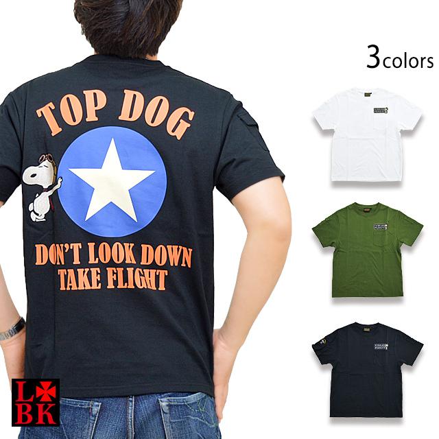 ロウブロウナックル×スヌーピー GO FLYING ACE半袖Tシャツ◇ロウブロウ