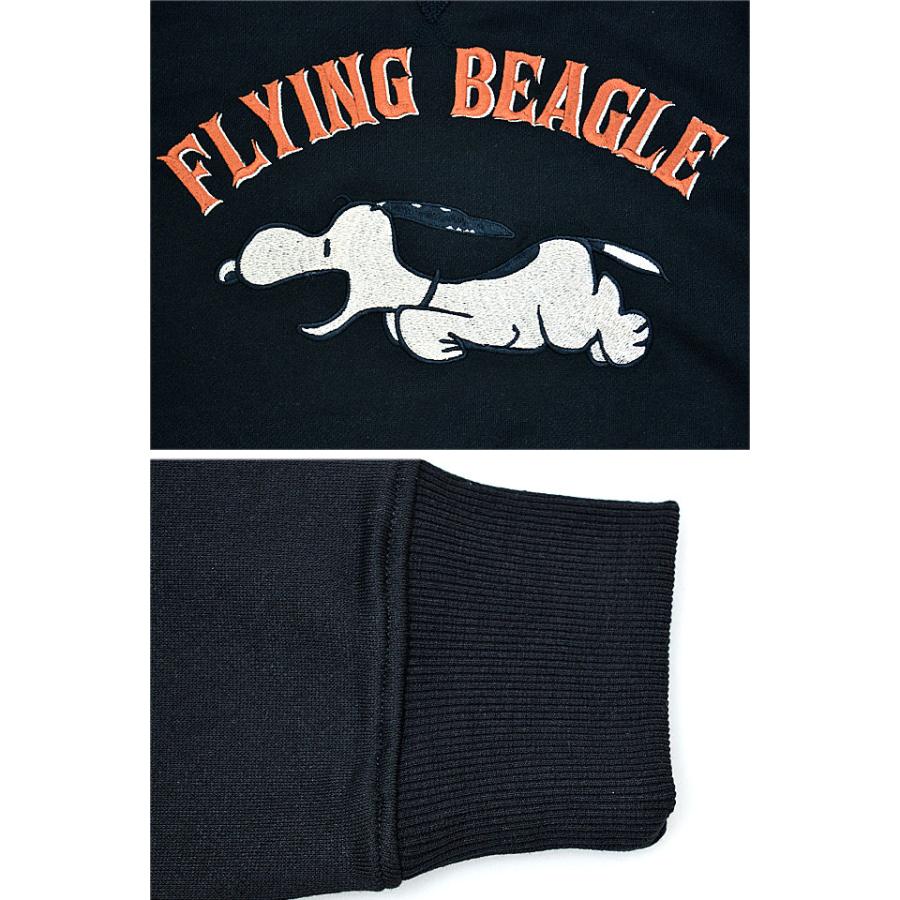ロウブロウナックル×スヌーピー FLYING ACEミリタリースウェット ロウブロウナックル 592405 トレーナー 刺繍 ミリタリー爆買_4
