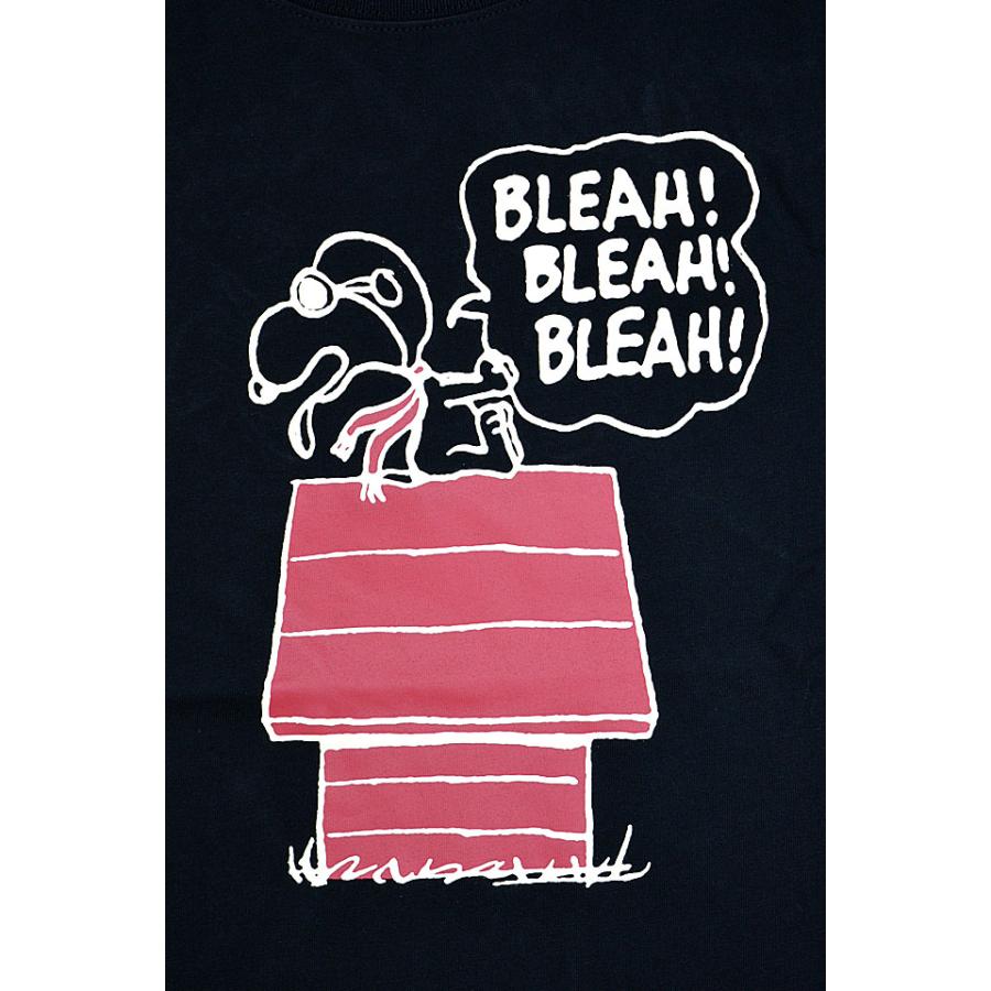 ロウブロウナックル×スヌーピー TOP DOG FLYING BEAGLE半袖Tシャツ ロウブロウナックル 554402 刺繍 ピーナッツ ロウブロウナックル×スヌーピー TOP DOG FLYING BEAGLE半袖Tシャツ