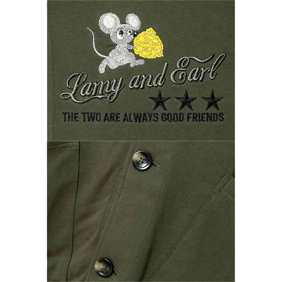 ラミ＆アール ほしっ！みっつです！！ボタンパーカー LIN AL-75098 黒