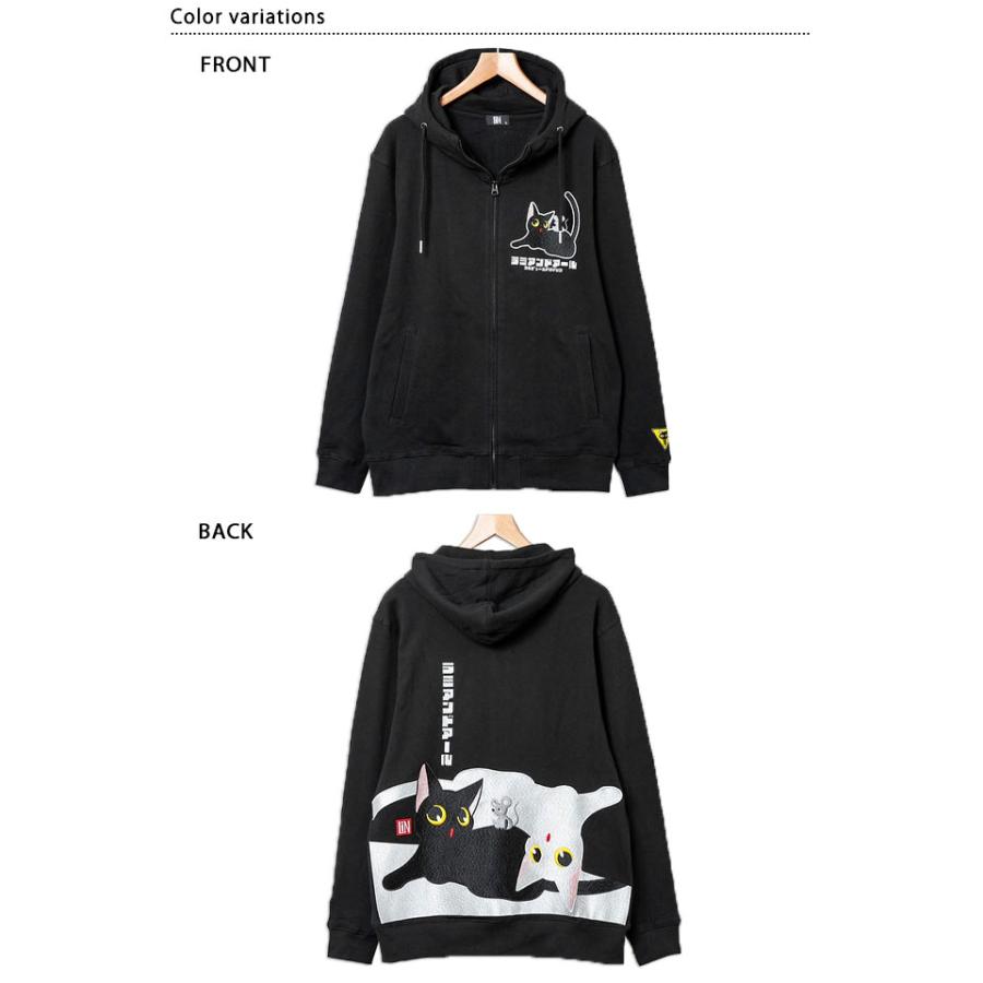 ラミ＆アール アートなラミアンドアールジップパーカー LIN AL-75136