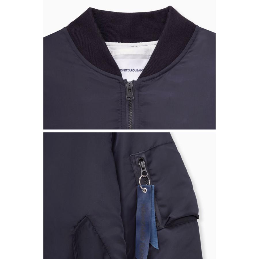 刺繍MA-1ジャケット 桃太郎ジーンズ MMOT6311 MOMOTARO JEANS ミリタリー フライトジャケット 日本製 国産爆買の画像