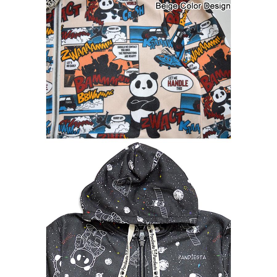 総柄スウェットジップパーカー PANDIESTA JAPAN 539105 パンディエスタ