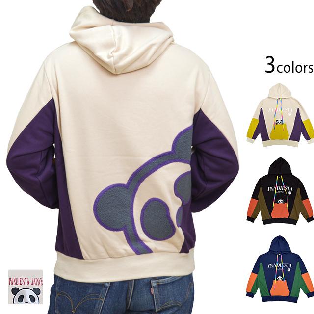 サイドカラー切替BIGプルパーカー PANDIESTA JAPAN 561952 パンディ