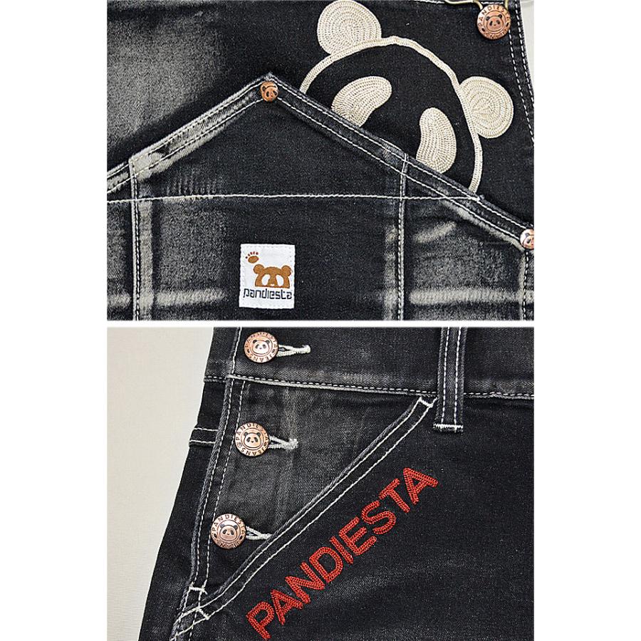 PANDIESTA JAPAN ブラックオーバーオール XXL PANDIESTA JAPAN ブラックオーバーオール XXL