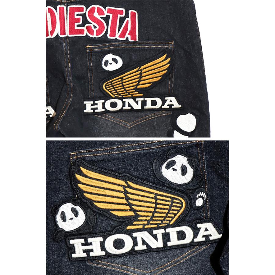 HONDA×PANDIESTA WING LOGOデニムパンツ PANDIESTA JAPAN 592507 HONDA×PANDIESTA WING LOGOデニムパンツ PANDIESTA JAPAN 592507